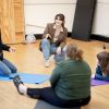 students in theatre class