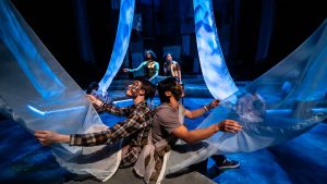 Mainstage performance, Anon(ymous), dress Rehearsal in the W.E. Singleton Center for the Performing ArtsCenter.