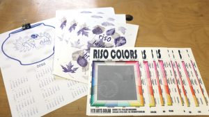 image of riso prints and available colors