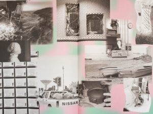 A photography zine and sculptural installation from Aghrab Idrāk: Thresholds of Perception at the 2026 Venice Biennale, that captures everyday life and unheard stories from across the Arab Gulf.