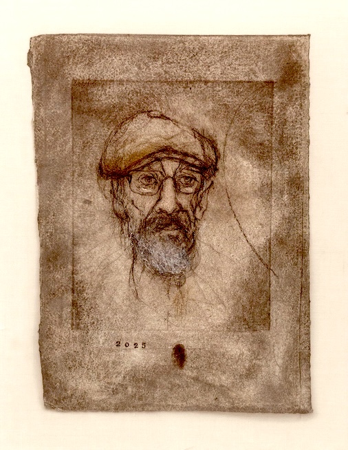 Self portrait of artist David Freed